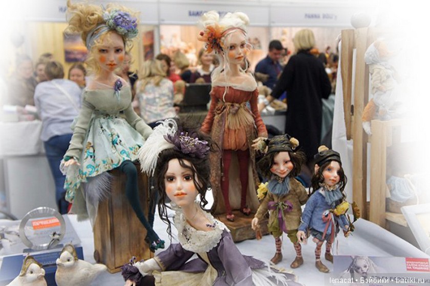 12 Международный Салон кукол на Тишинке Выставки авторских кукол с моим участием