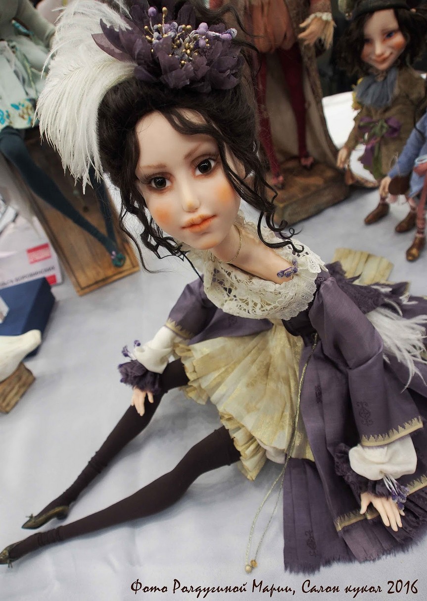Кукла Королёк на выставке  салона кукол 2016 год... фото с сайта Ралдугиной Марии.