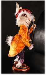 Умный и смешной кролик-авторская кукла, Ольга Боро