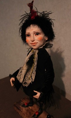министр: авторская кукла курица от мастера Ольги Боро
